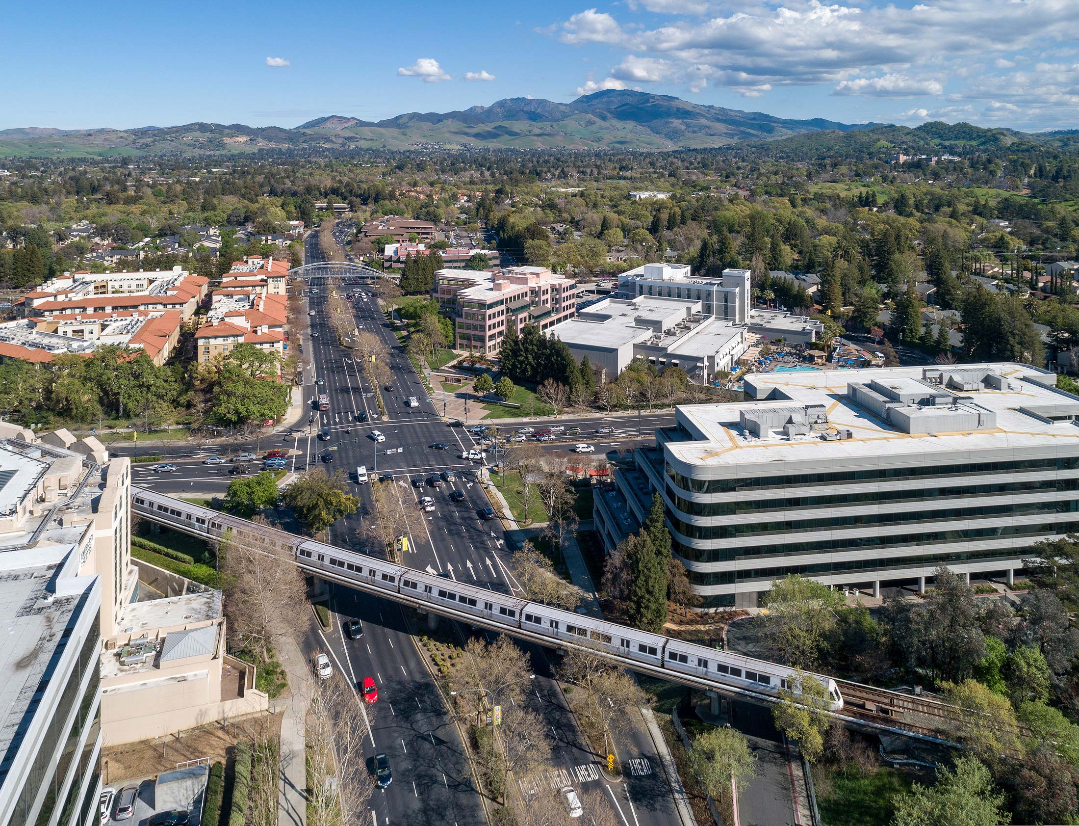 Treat Blvd Aerial